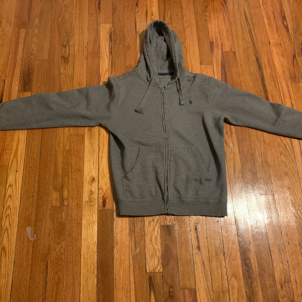 Gray polo small jacket used